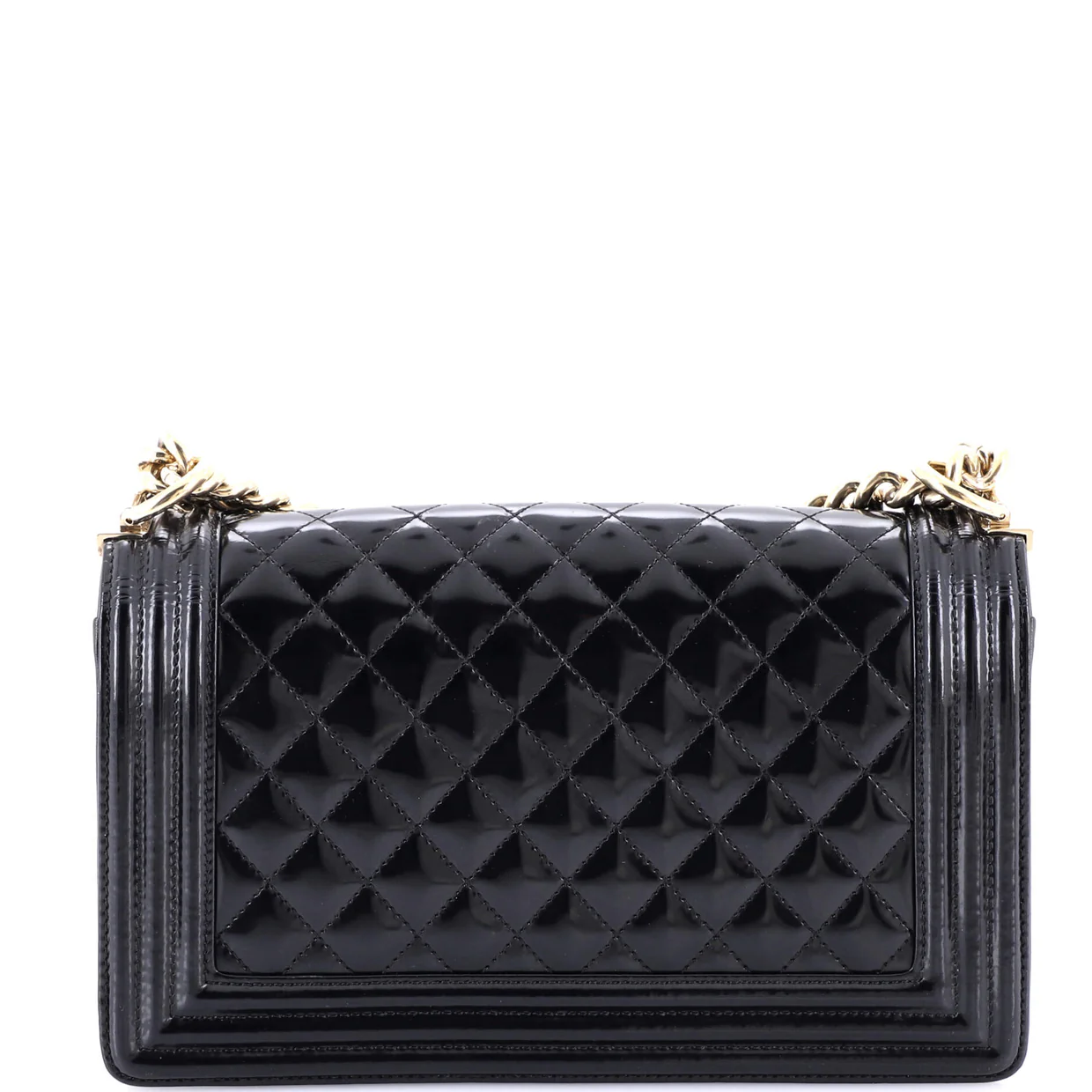 Boy Flap Bag Quilted Iridescent Glazed Calfskin Old Medium - Deep Luxury