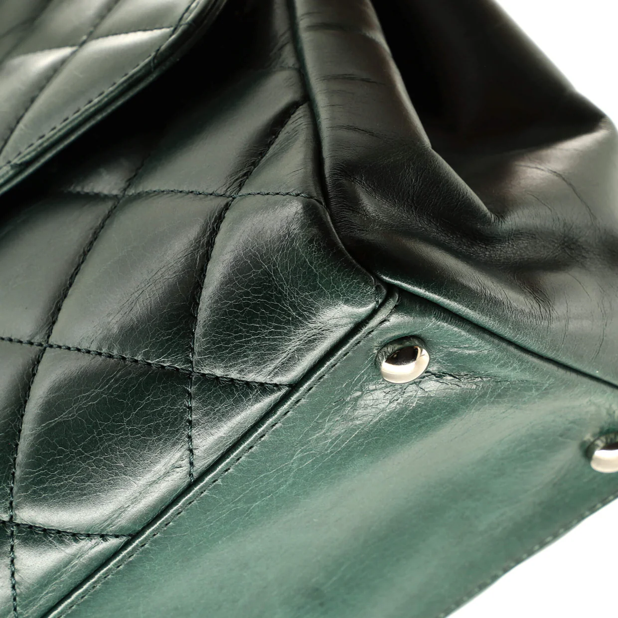 CC Delivery Tote Quilted Glazed Calfskin Small - Deep Luxury