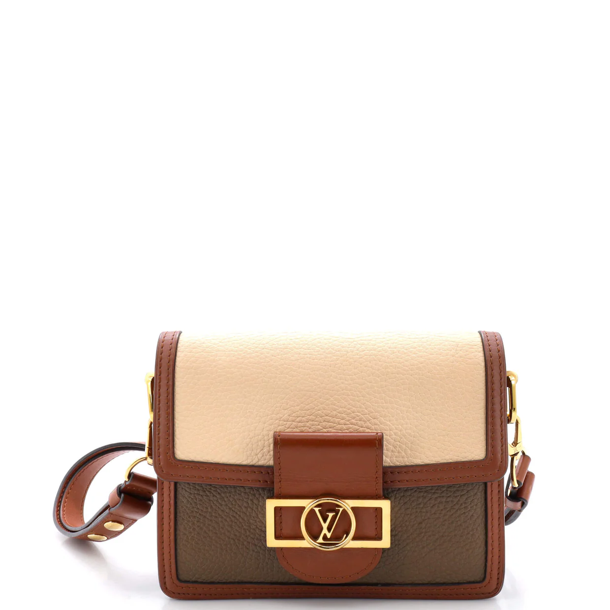 Dauphine Shoulder Bag Taurillon Leather Mini - Deep Luxury
