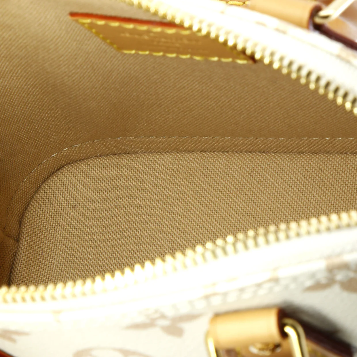 Alma Handbag Monogram Dune Canvas Nano - Deep Luxury