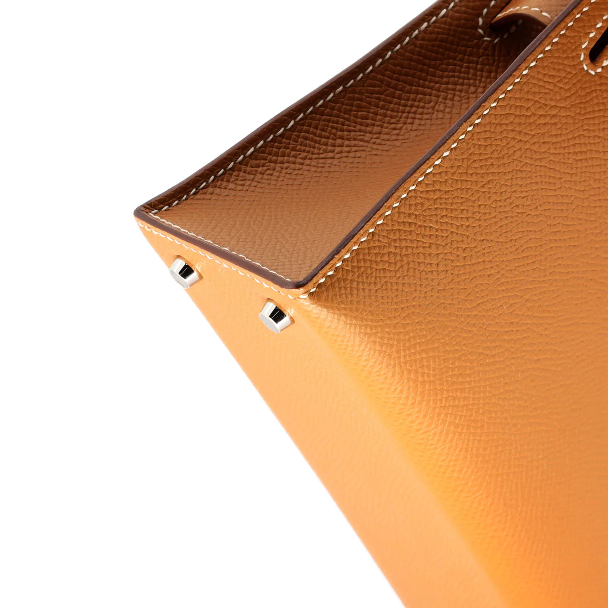 Kelly Mini II Bag Gold Epsom with Palladium Hardware 20 - Deep Luxury