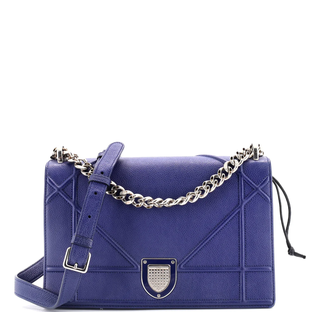 Diorama Flap Bag Grained Calfskin Medium - Deep Luxury