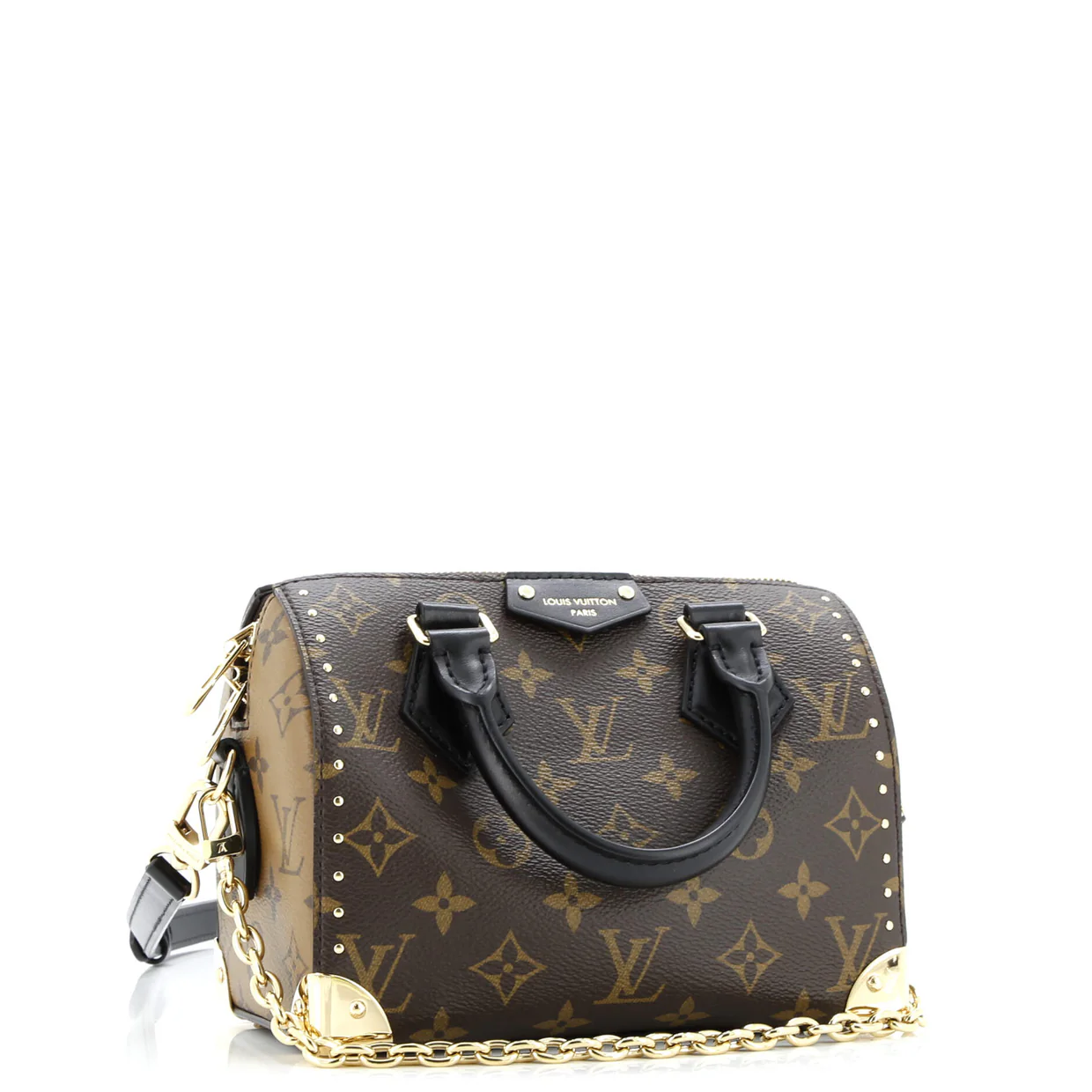 Speedy Trunk Bag Reverse Monogram Canvas 20 - Deep Luxury