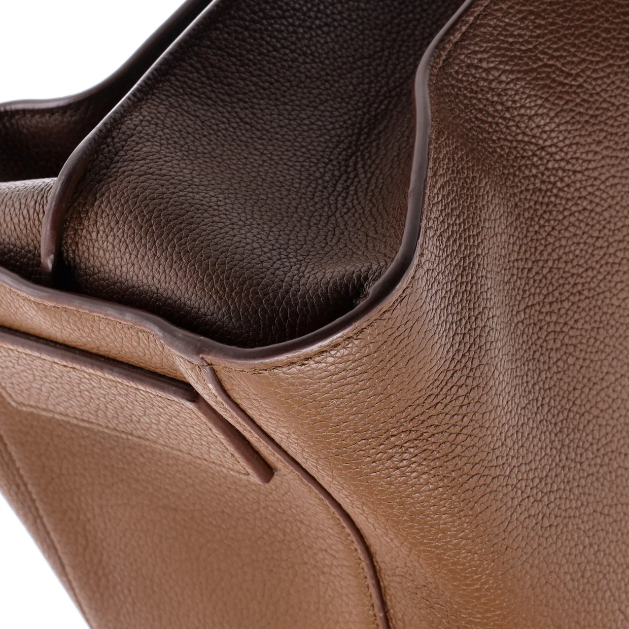 Sac de Jour Souple Zip Tote Leather North South - Deep Luxury