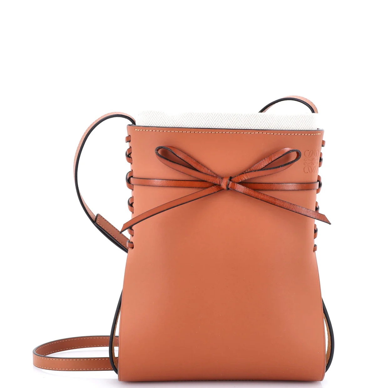 Ikebana Crossbody Bag Leather - Deep Luxury