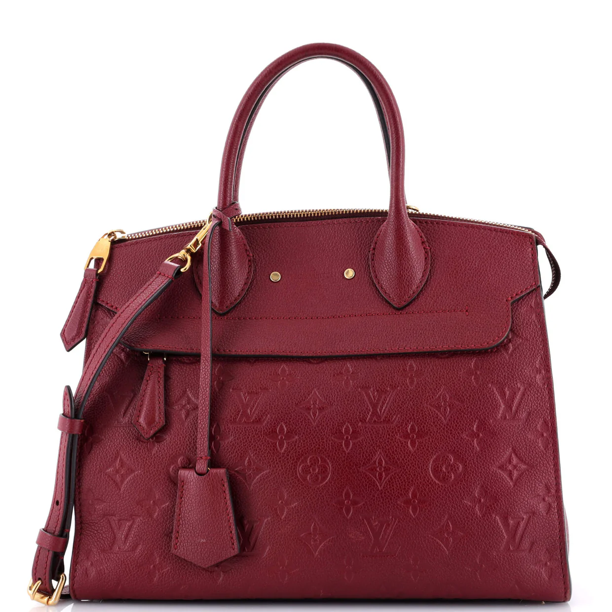 Pont Neuf Handbag Monogram Empreinte Leather GM - Deep Luxury