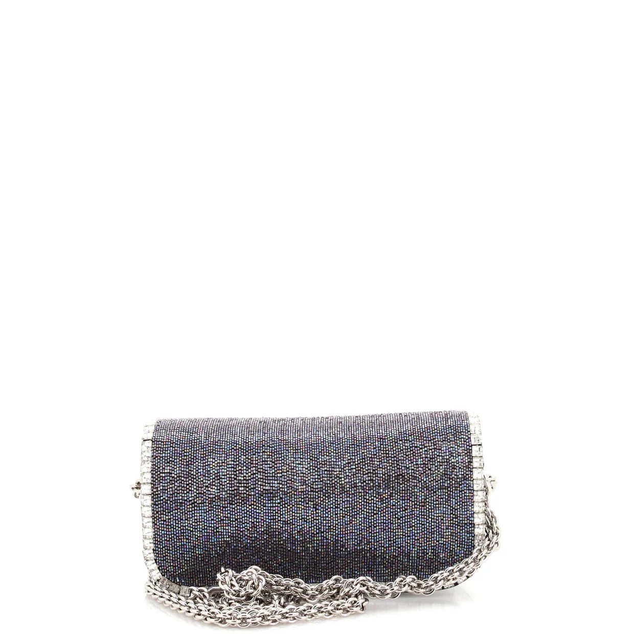 VLogo Loco Flap Shoulder Bag Embellished Leather Small - Deep Luxury