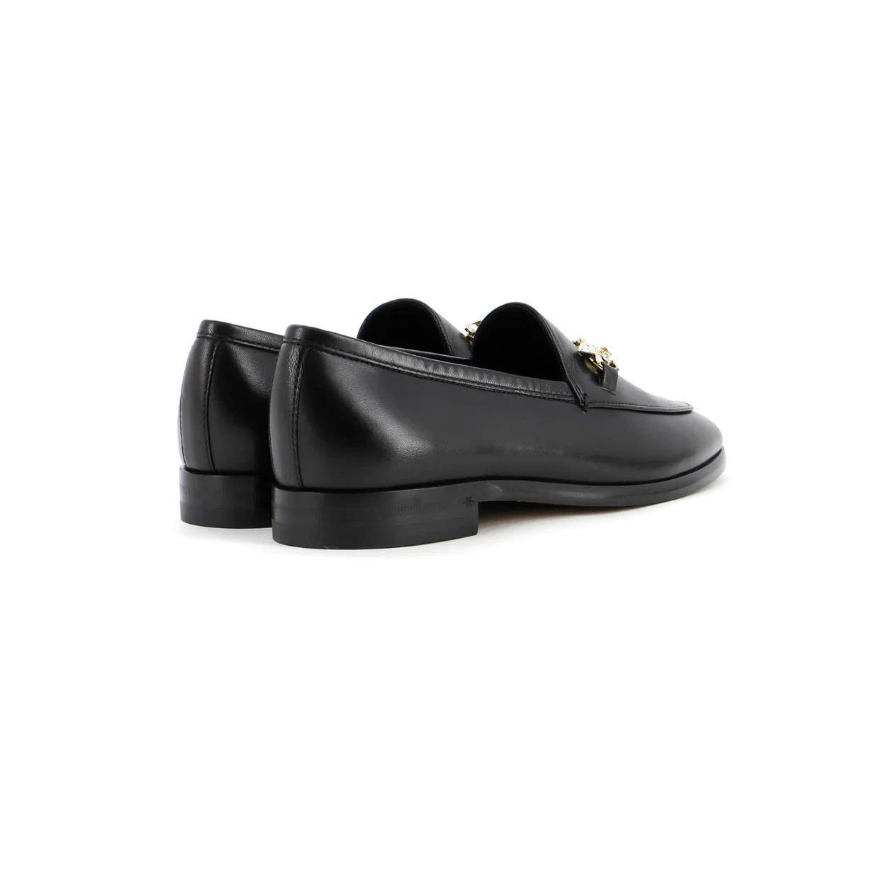 Women's Jordaan Loafers Leather with Crystals - Deep Luxury