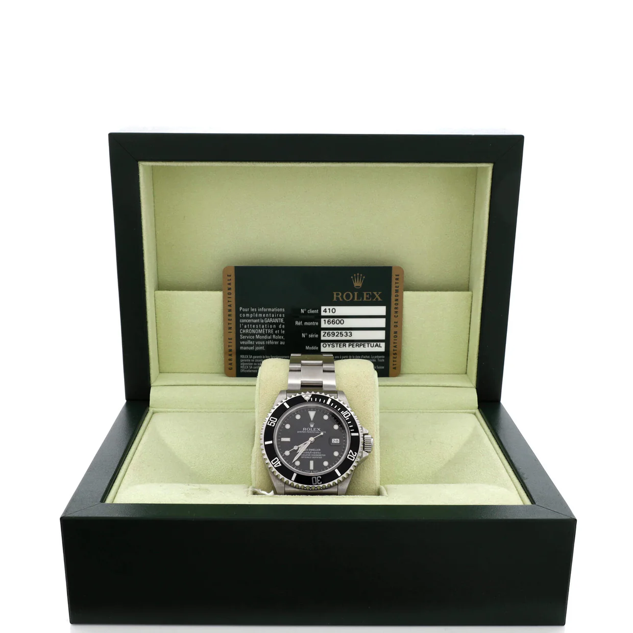Oyster Perpetual Sea-Dweller Automatic Watch Stainless Steel 40 - Deep Luxury