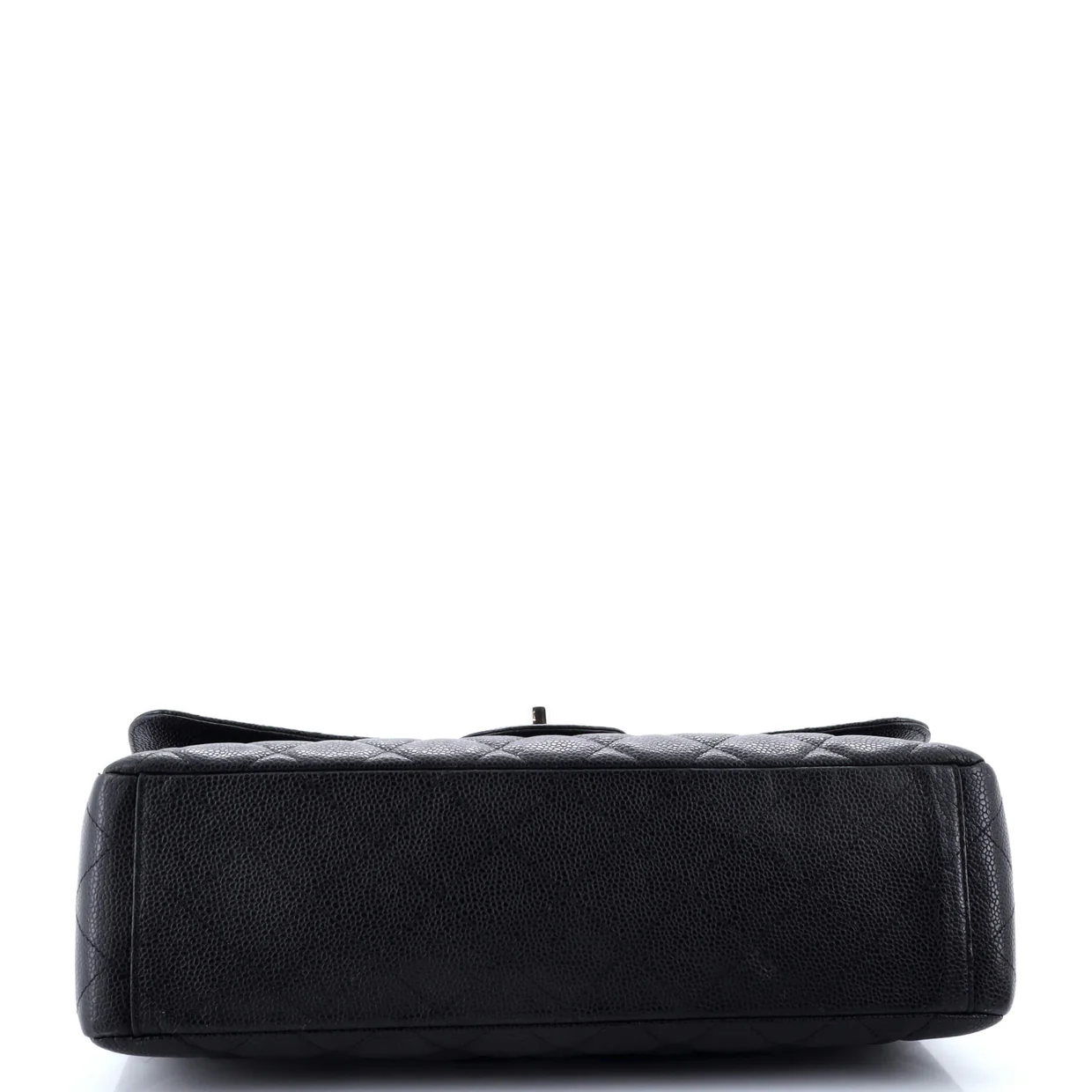 Classic Single Flap Bag Quilted Caviar Maxi - Deep Luxury