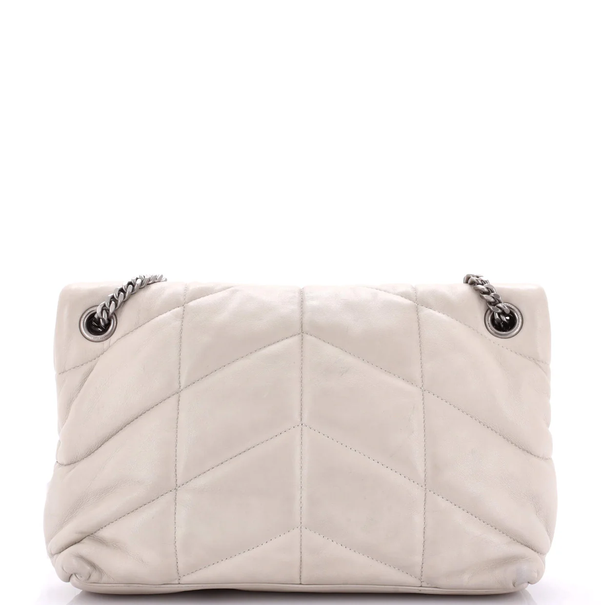 Loulou Puffer Shoulder Bag Quilted Leather Small - Deep Luxury