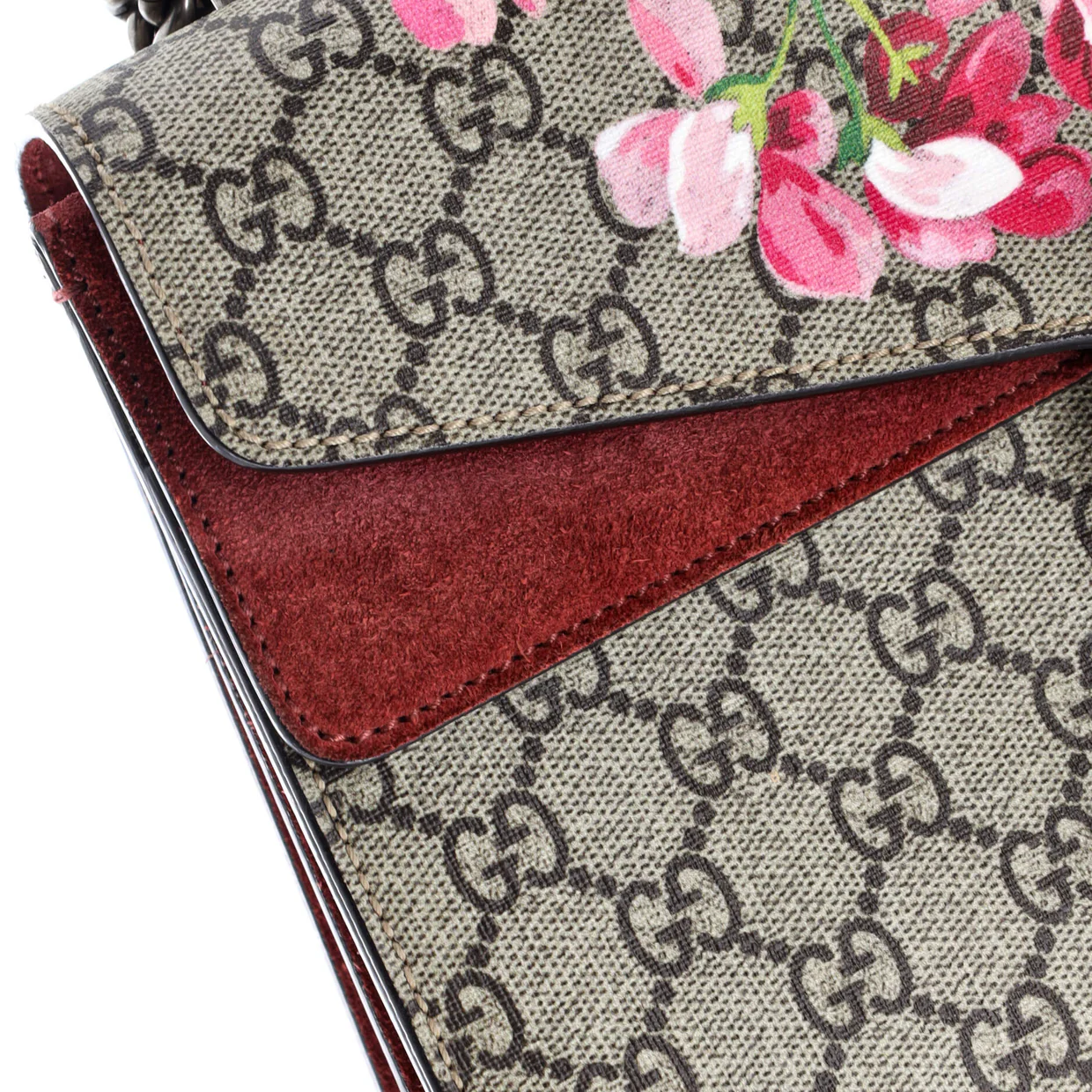 Dionysus Bag Blooms Print GG Coated Canvas Small - Deep Luxury