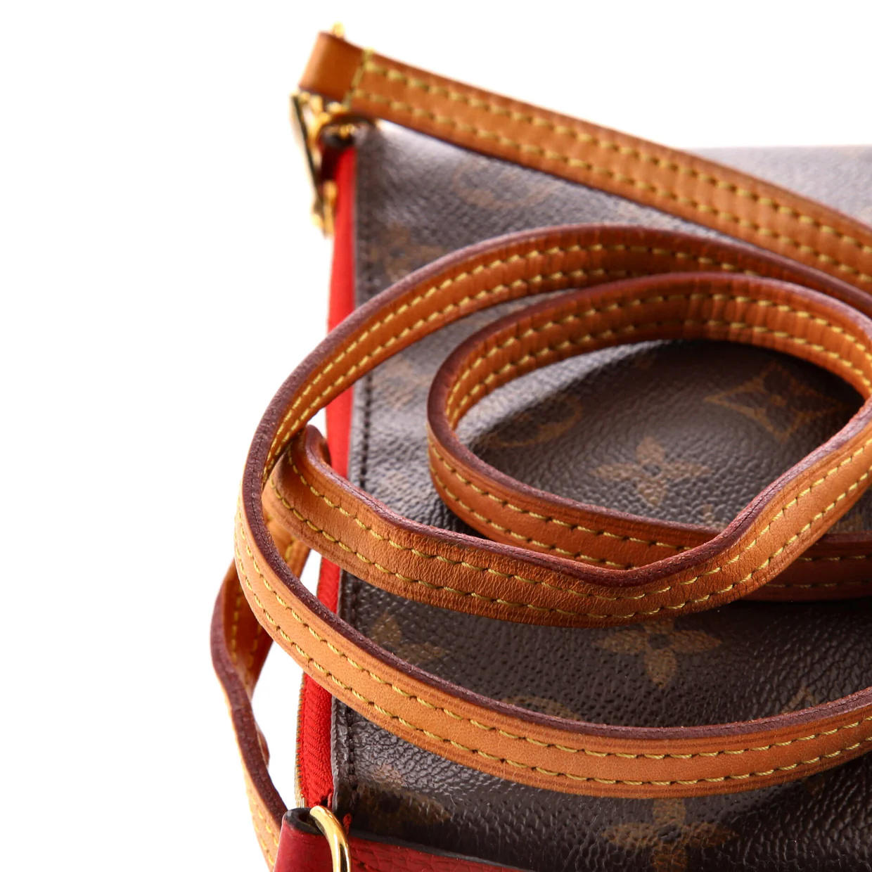 Pallas Clutch Monogram Canvas with Leather - Deep Luxury