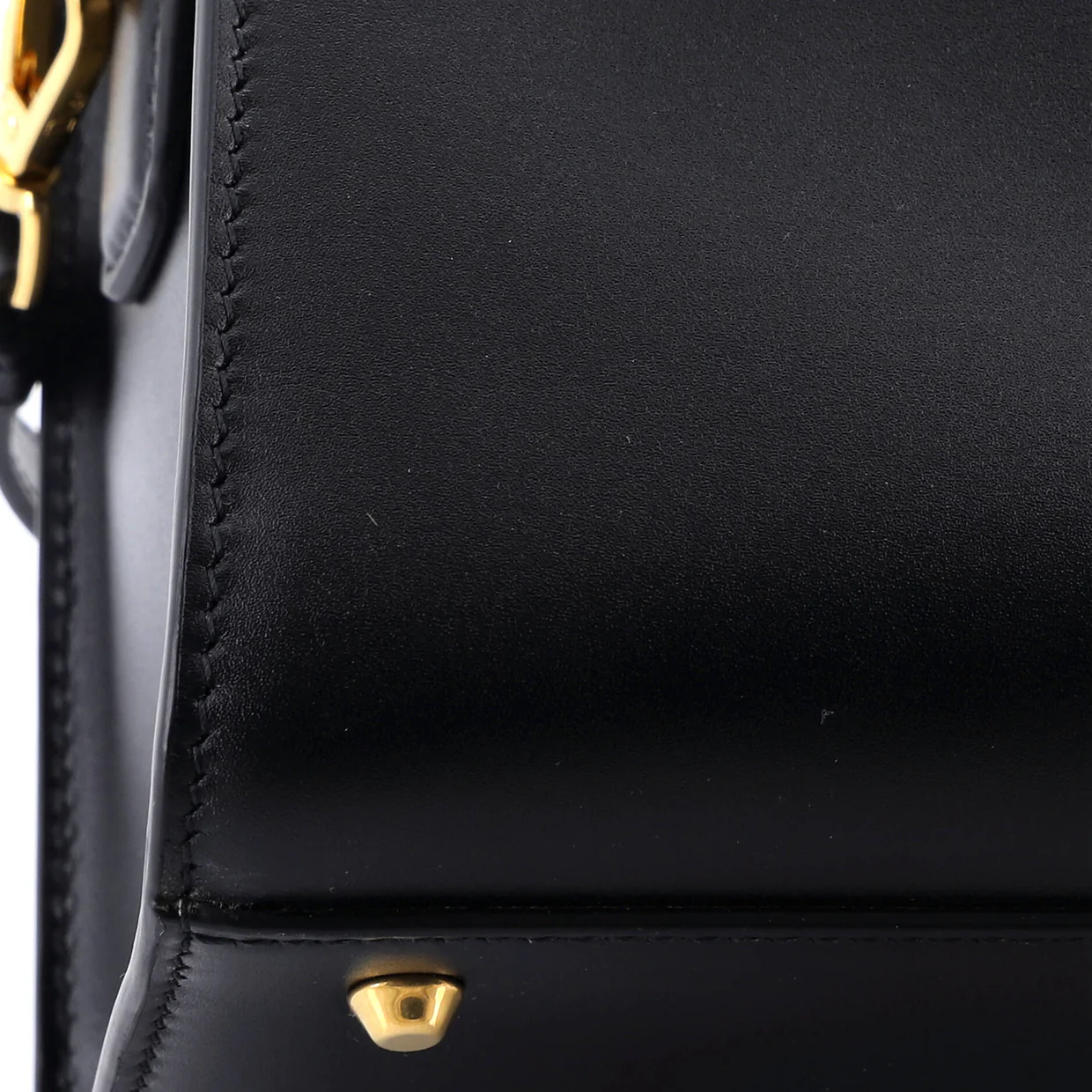 New Line Boston Bag Leather Small - Deep Luxury