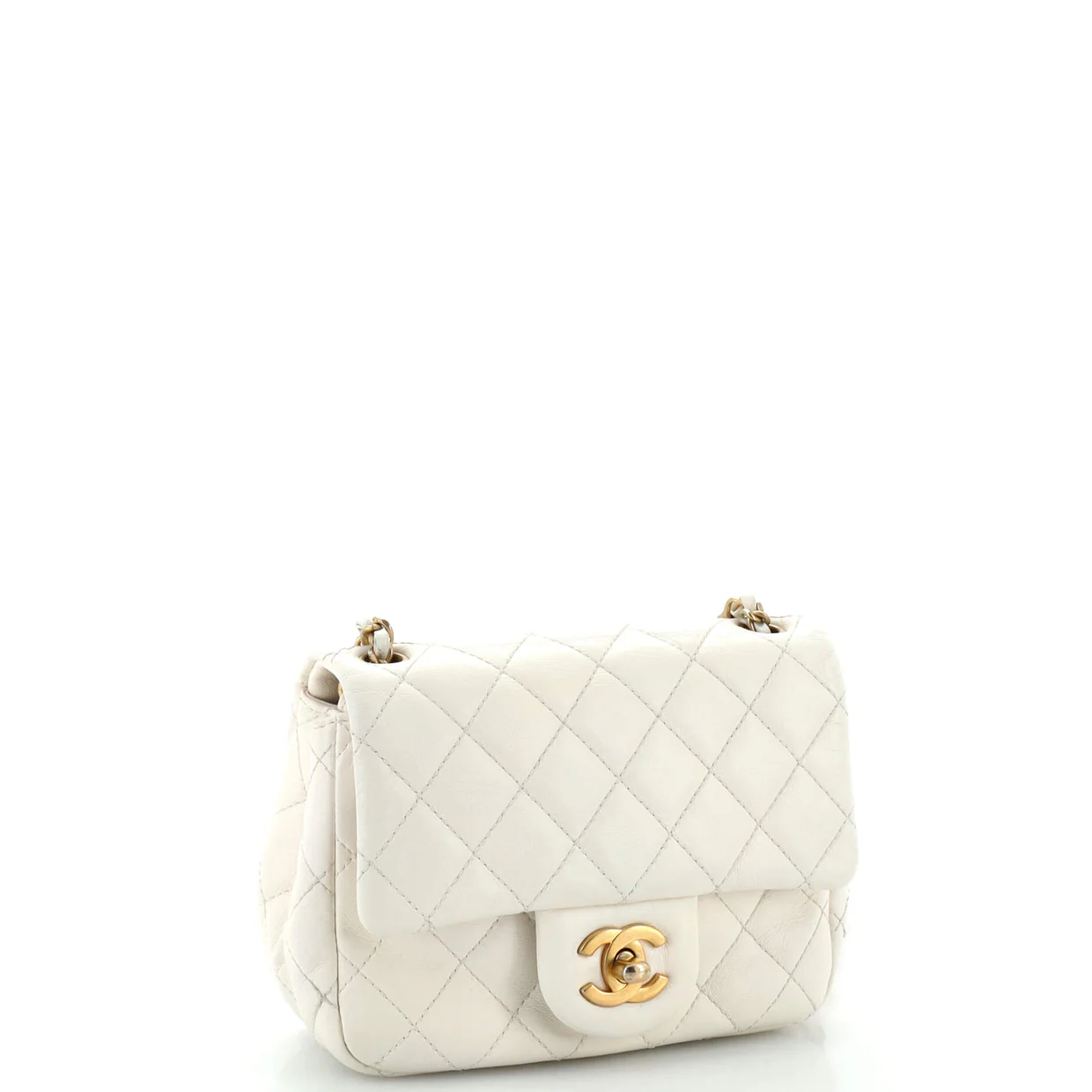 Romance Square Flap Bag Quilted Lambskin Mini - Deep Luxury