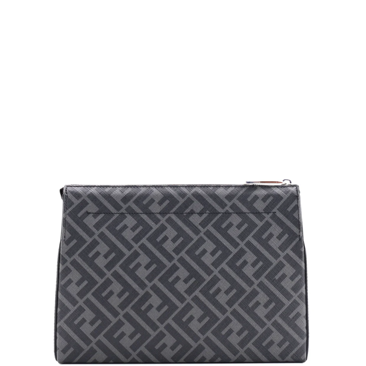 Logo Wristlet Clutch Zucca Coated Canvas Medium - Deep Luxury
