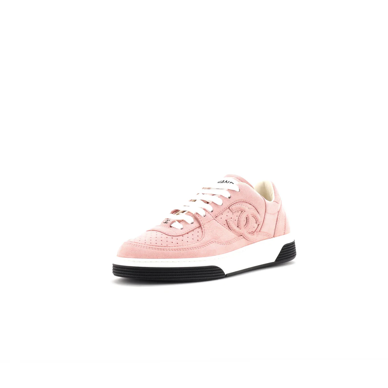 Women's CC Low-Top Sneakers Perforated Suede - Deep Luxury