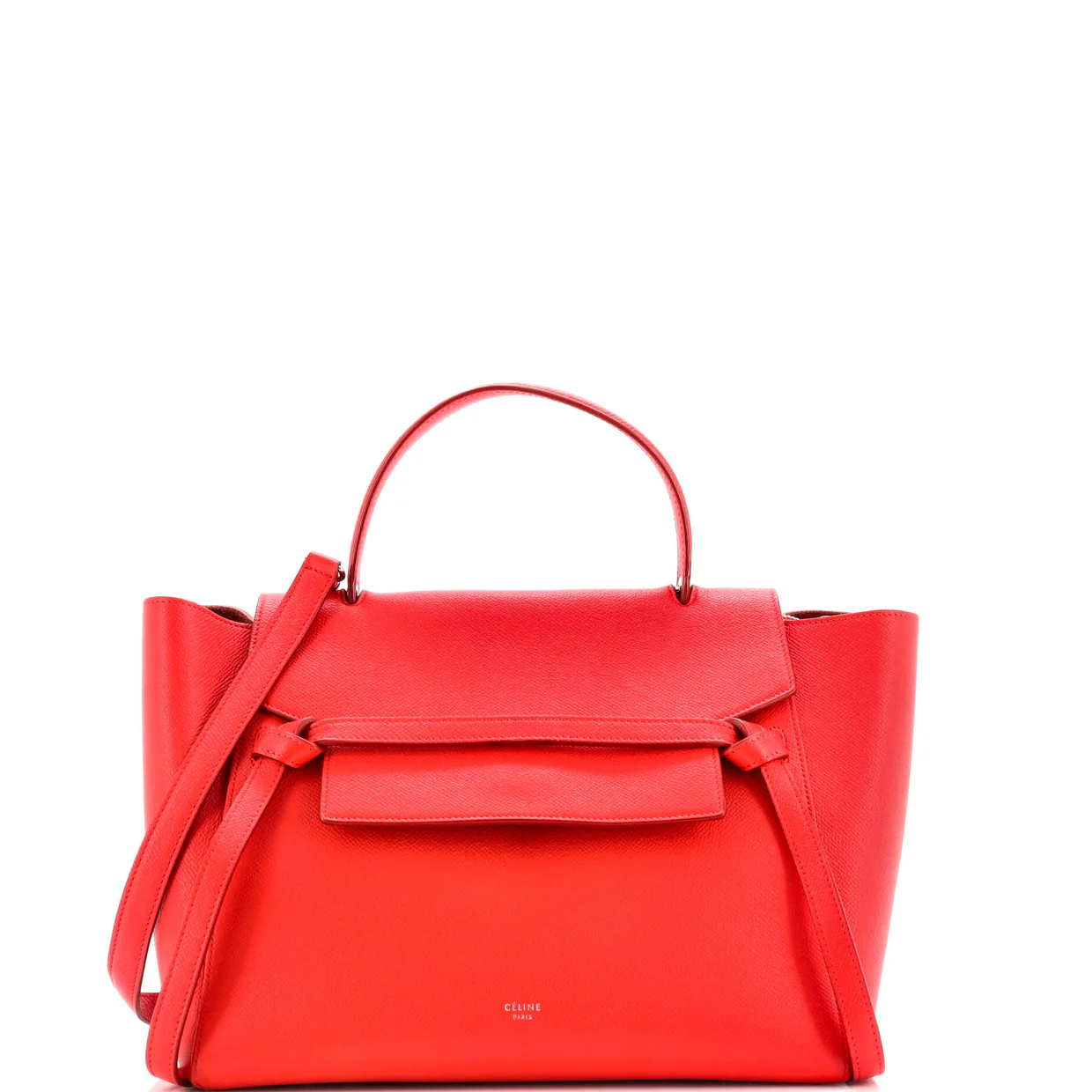 Belt Bag Textured Leather Mini - Deep Luxury