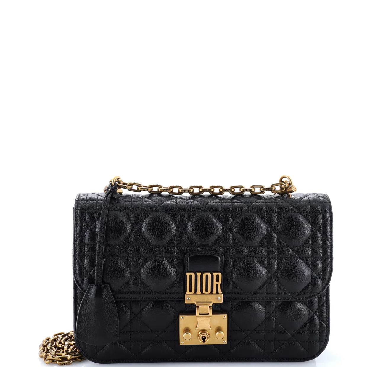 Dioraddict Flap Bag Cannage Quilt Lambskin Medium - Deep Luxury