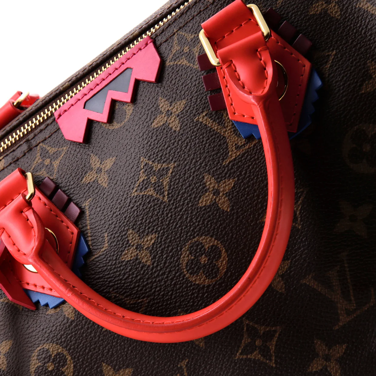 Speedy Handbag Limited Edition Totem Monogram Canvas with Leather 30 - Deep Luxury