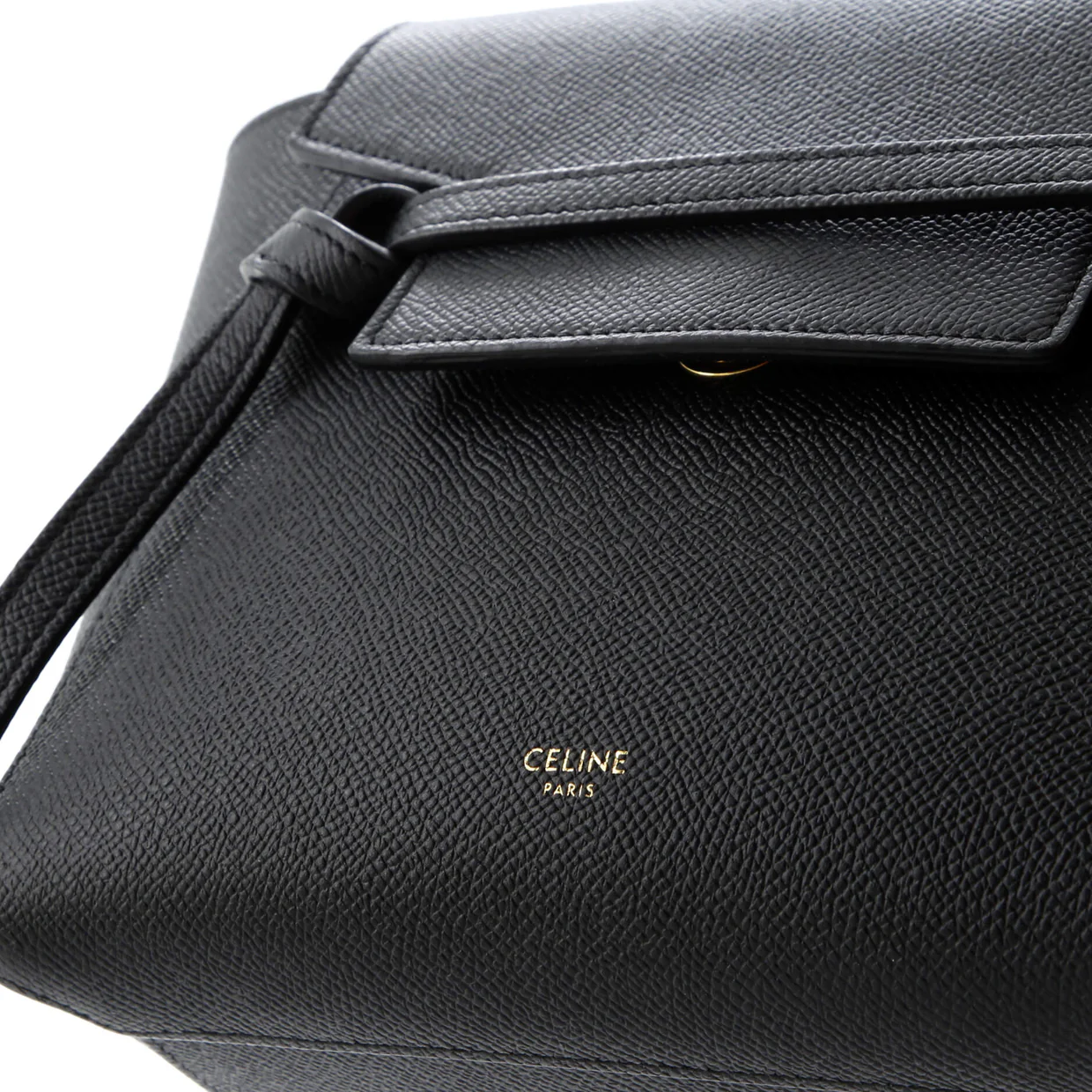 Belt Bag Textured Leather Nano - Deep Luxury