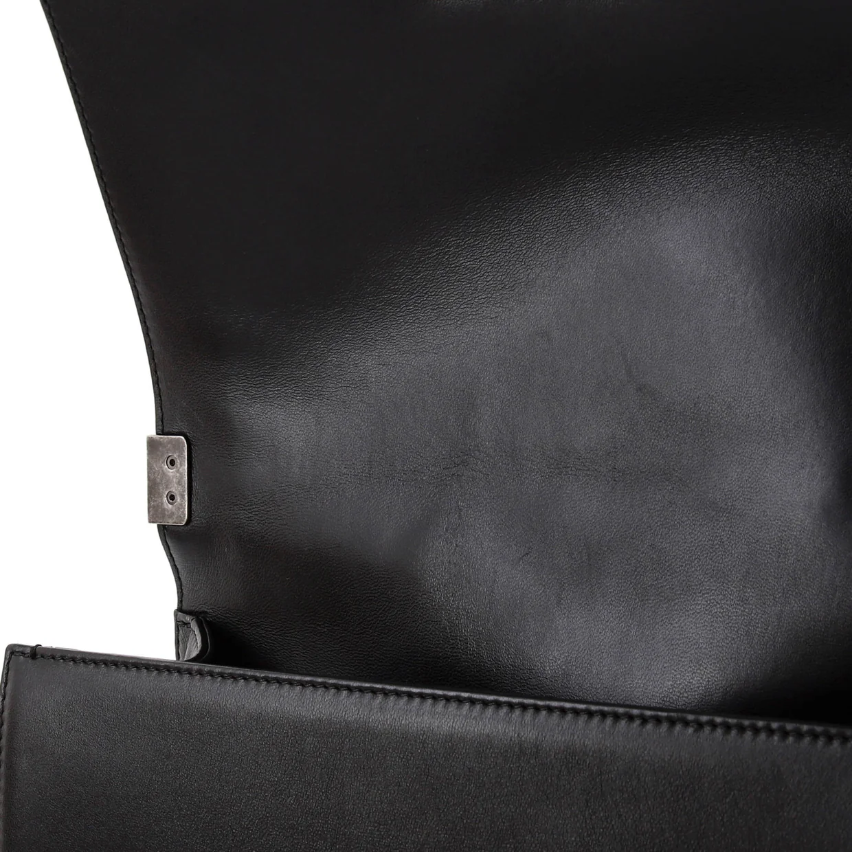 Boy Flap Bag Quilted Logo Ribbon and Tweed Old Medium - Deep Luxury