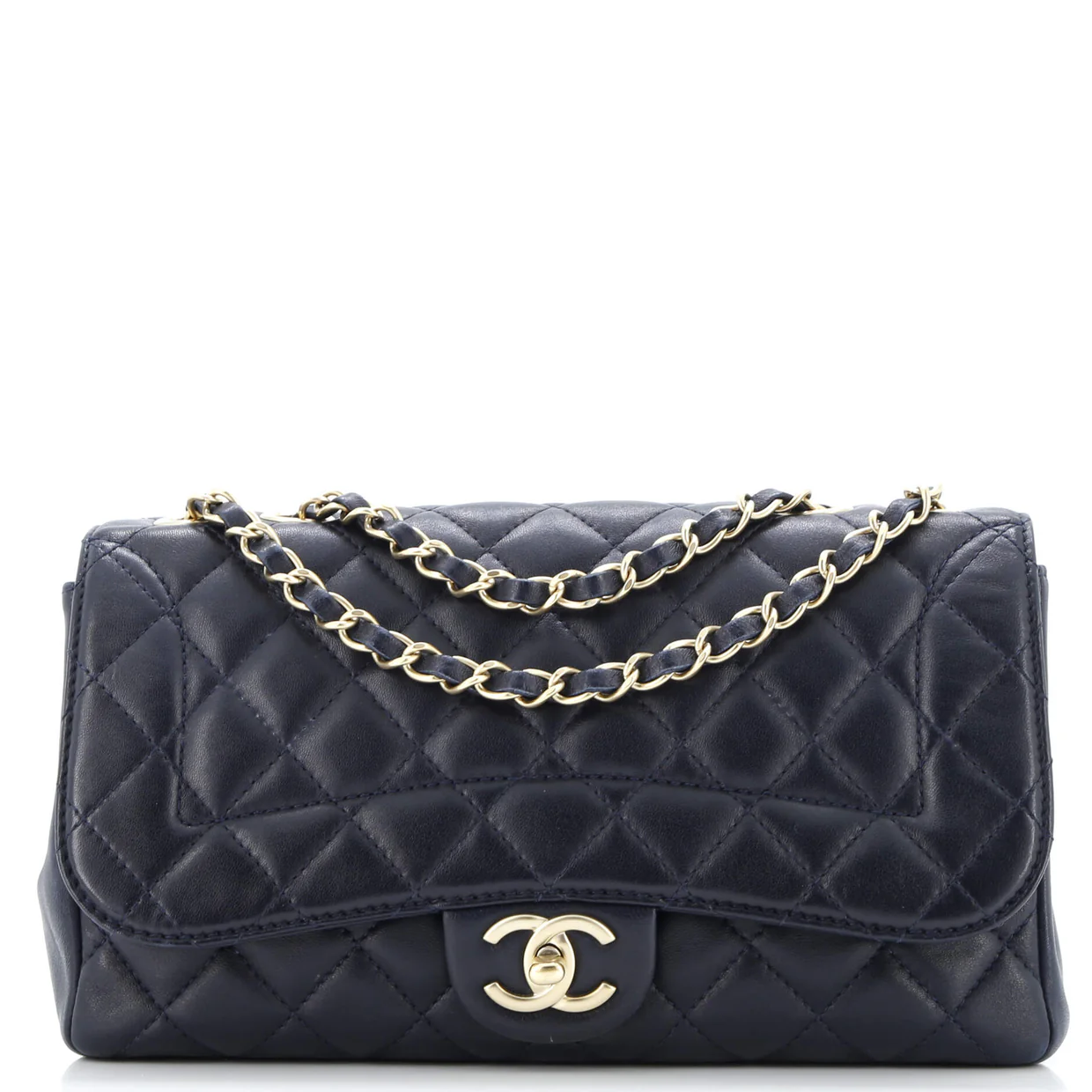 Mademoiselle Chic Flap Bag Quilted Lambskin Medium - Deep Luxury
