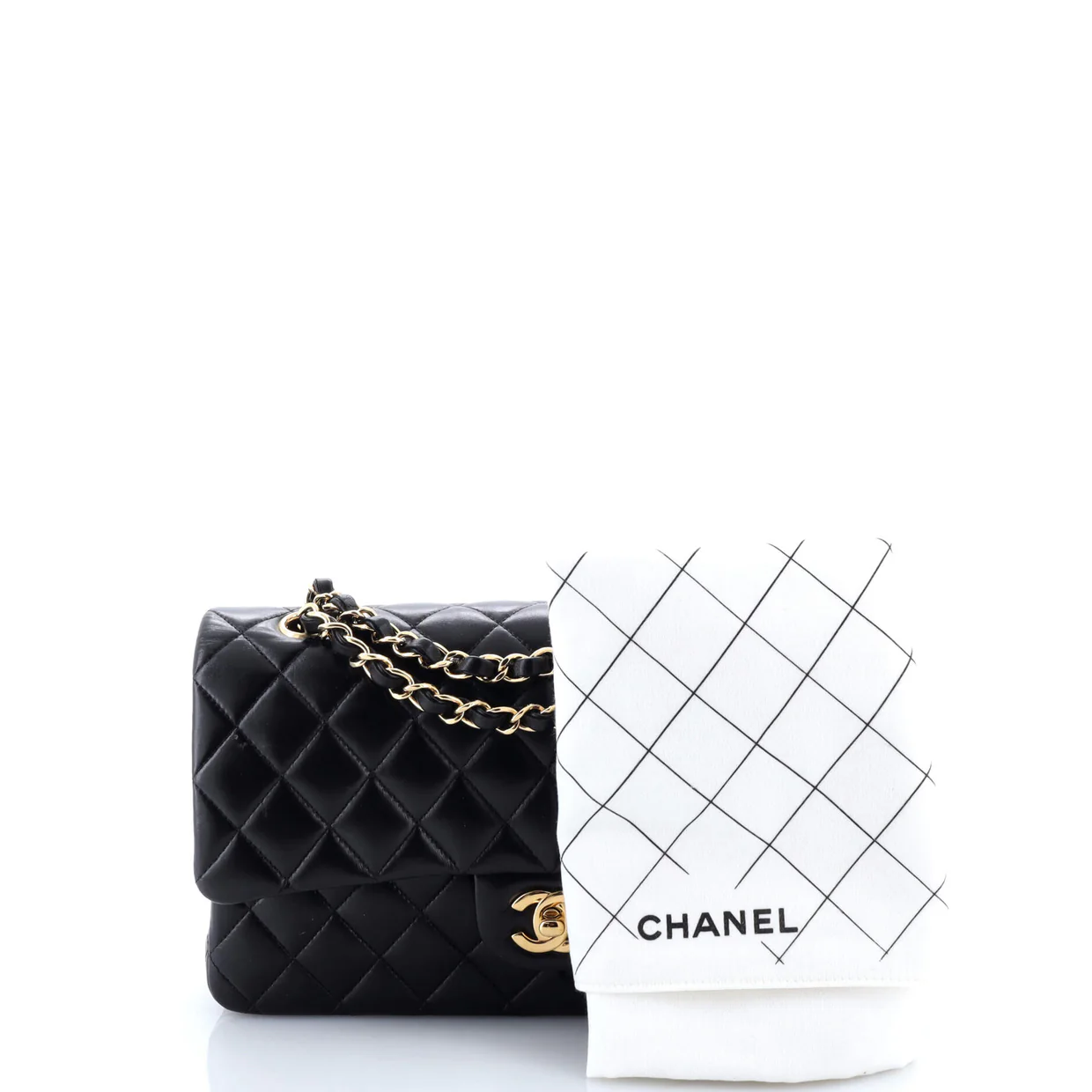Classic Double Flap Bag Quilted Lambskin Medium - Deep Luxury