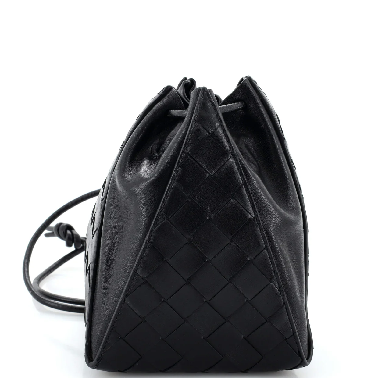 The Knot Shoulder Bag Intrecciato Nappa Mini - Deep Luxury