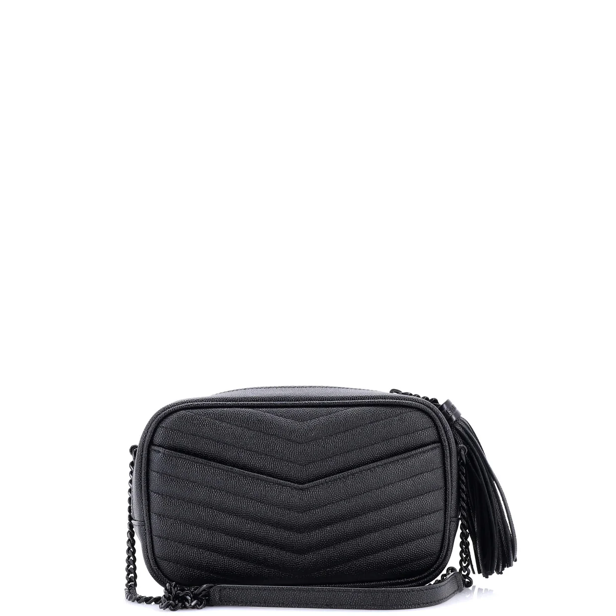 Lou Camera Bag Matelasse Chevron Leather Mini - Deep Luxury