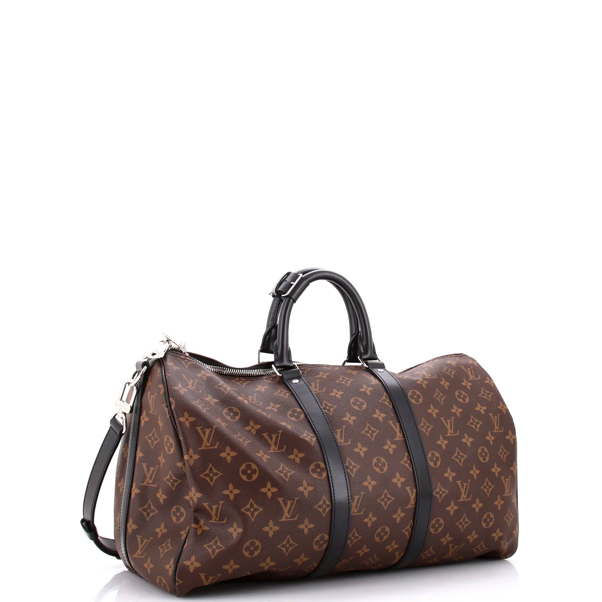 Keepall Bandouliere Bag Macassar Monogram Canvas 45 - Deep Luxury