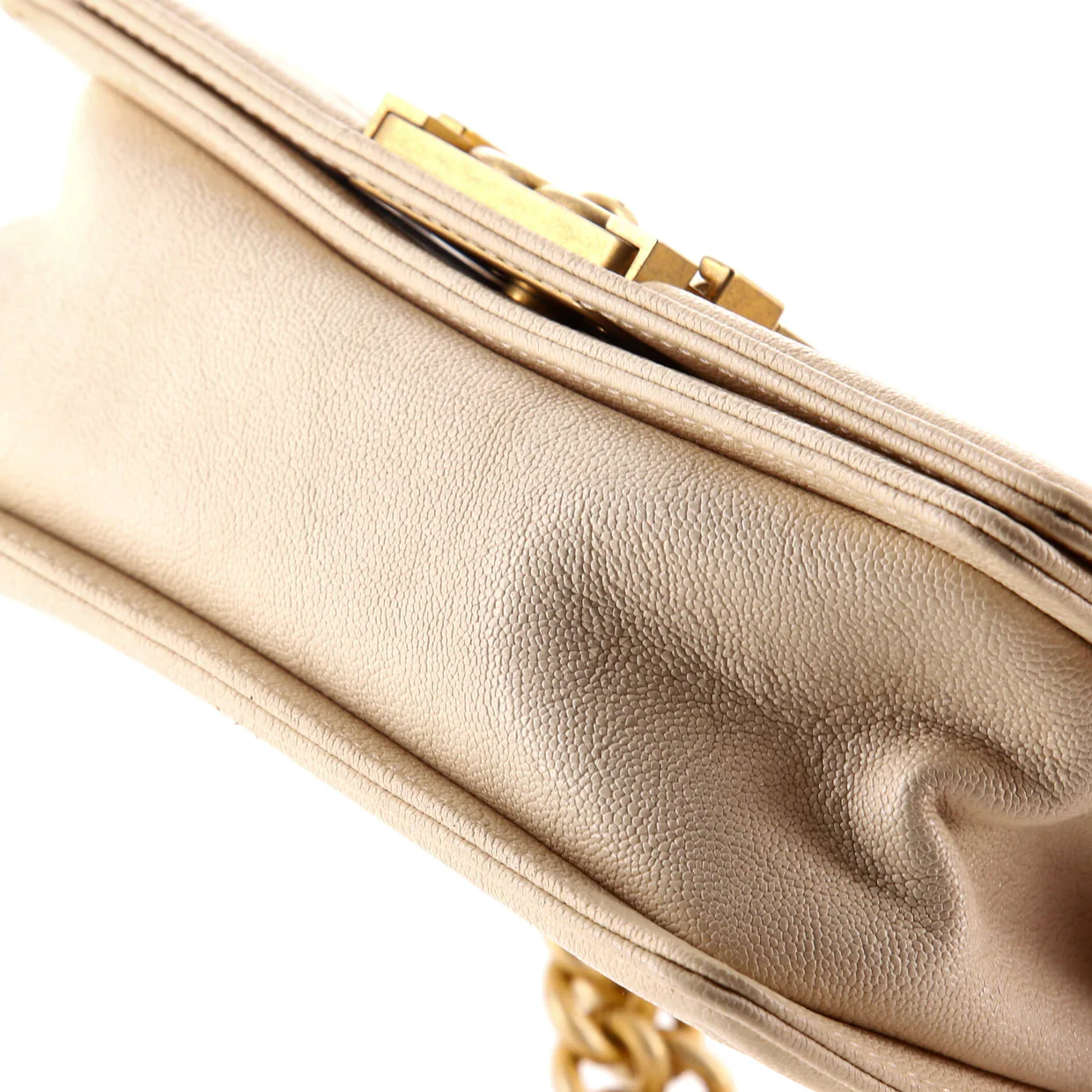 Boy Flap Bag Quilted Caviar Small - Deep Luxury