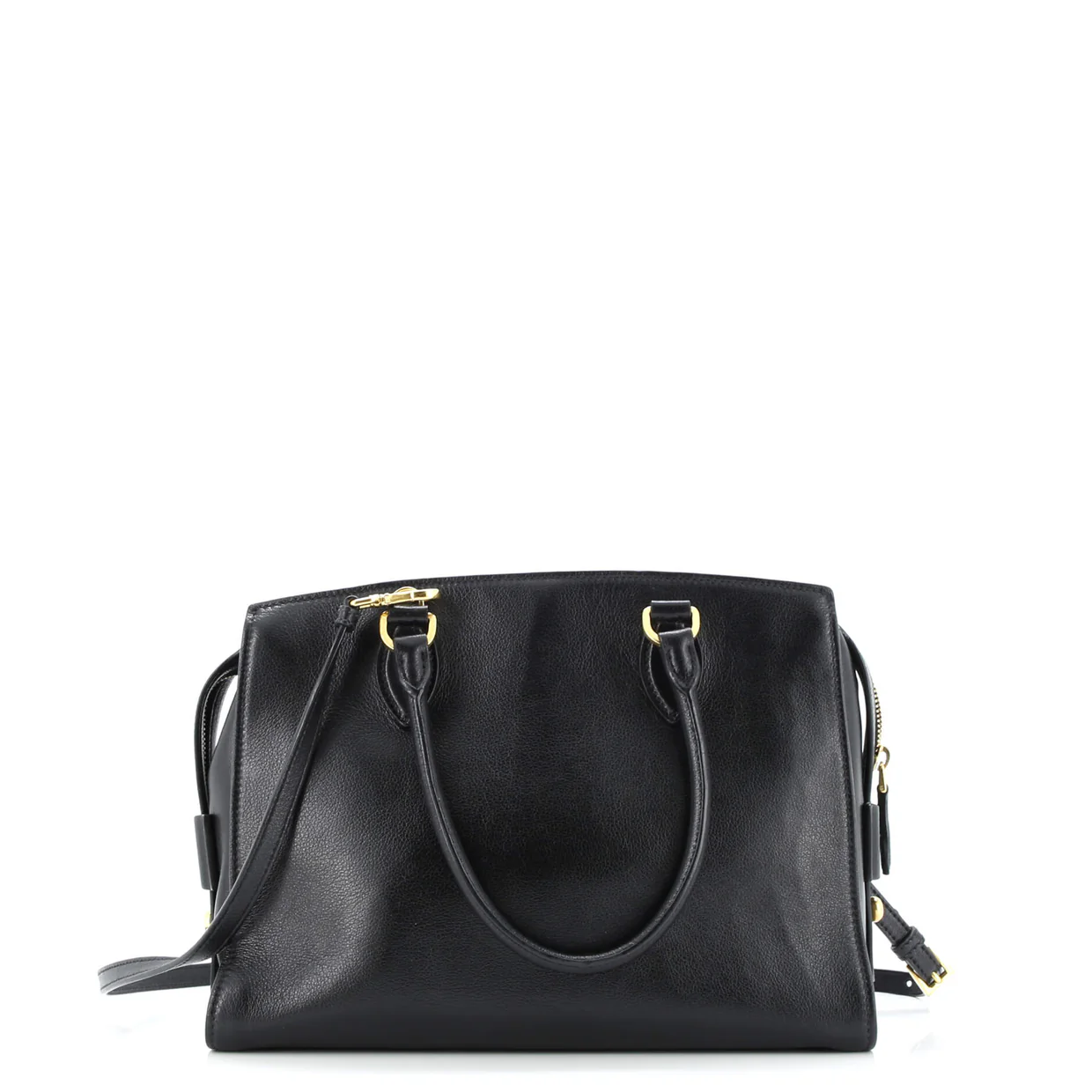 Convertible Tote Leather Small - Deep Luxury