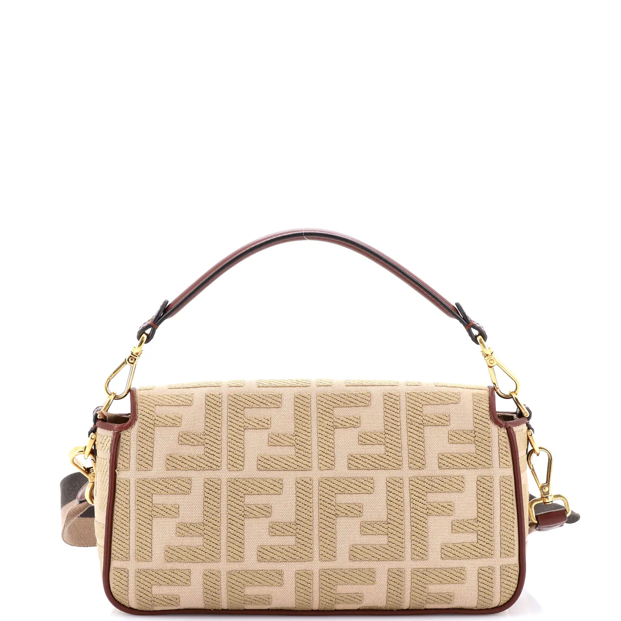 Baguette NM Bag Zucca Embroidered Canvas Medium - Deep Luxury