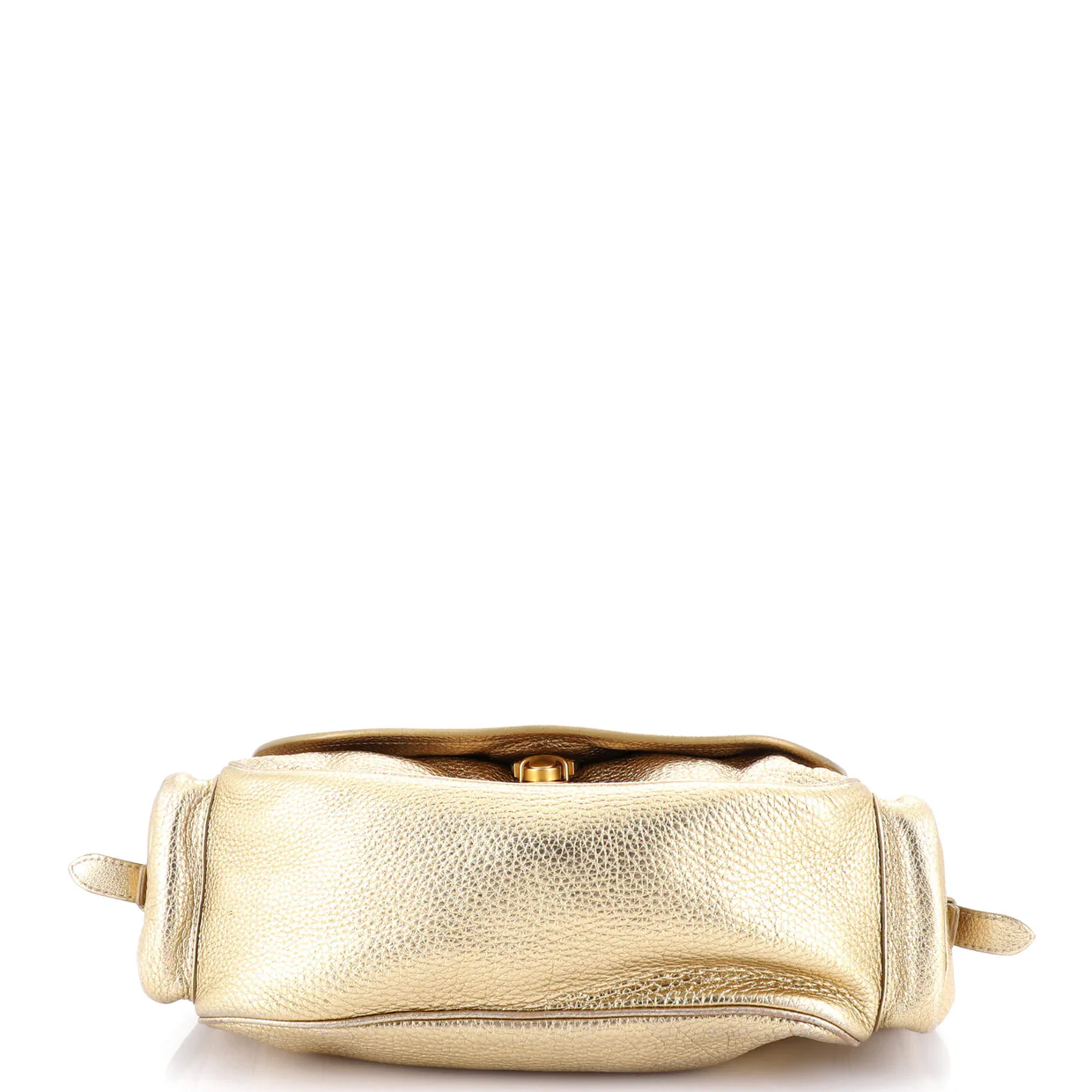 Side Pocket Zip Hobo Vitello Daino Large - Deep Luxury