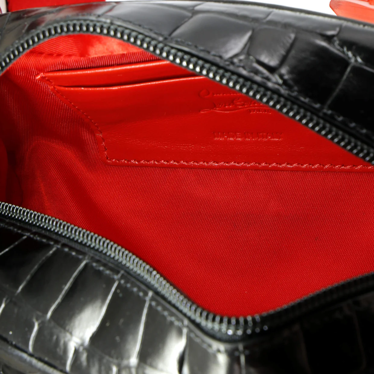 Blaster Waist Bag Alligator Embossed Calfskin - Deep Luxury