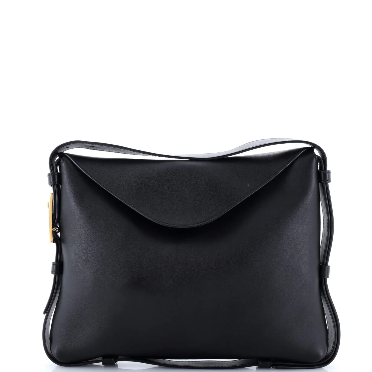 Cradle Shoulder Bag Leather Medium - Deep Luxury