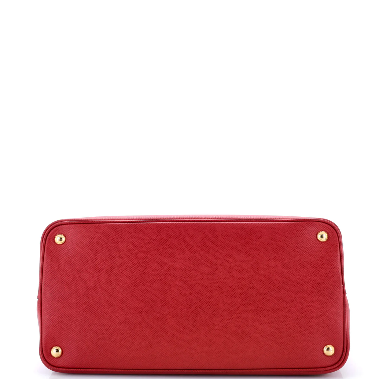 Cuir Double Tote Saffiano Leather Medium - Deep Luxury