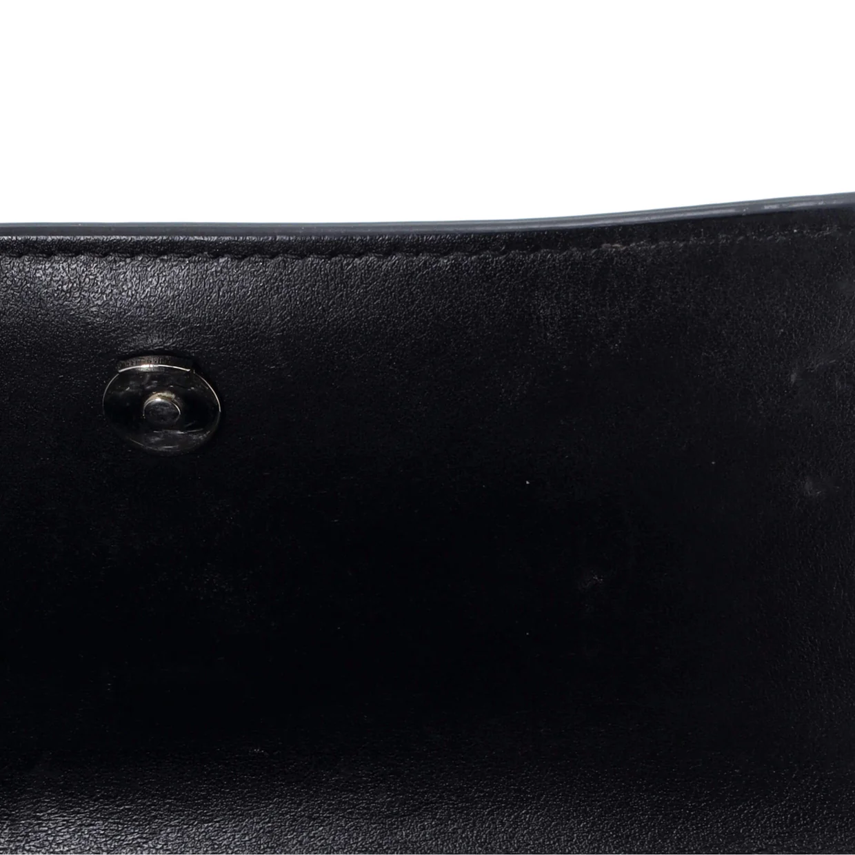 Sunset Chain Wallet Crocodile Embossed Leather - Deep Luxury