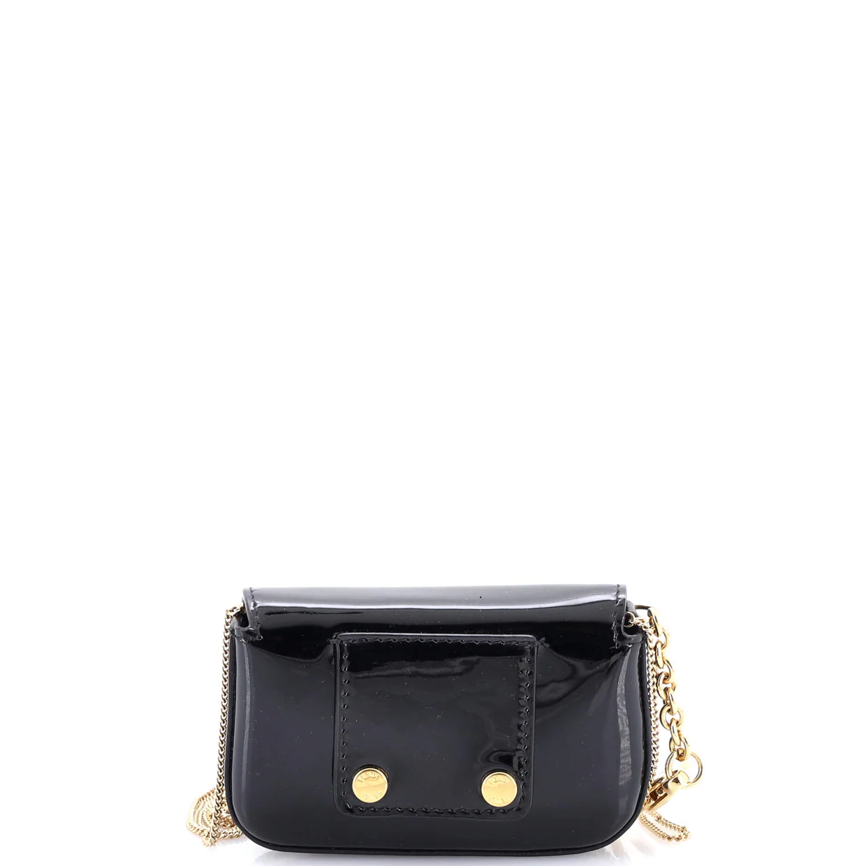 Chain Baguette Charm Bag Patent Nano - Deep Luxury