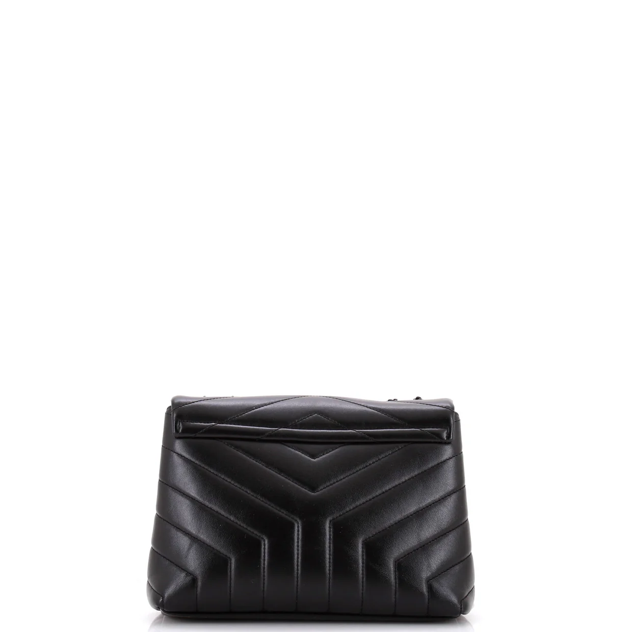 Loulou Shoulder Bag Matelasse Chevron Leather Small - Deep Luxury