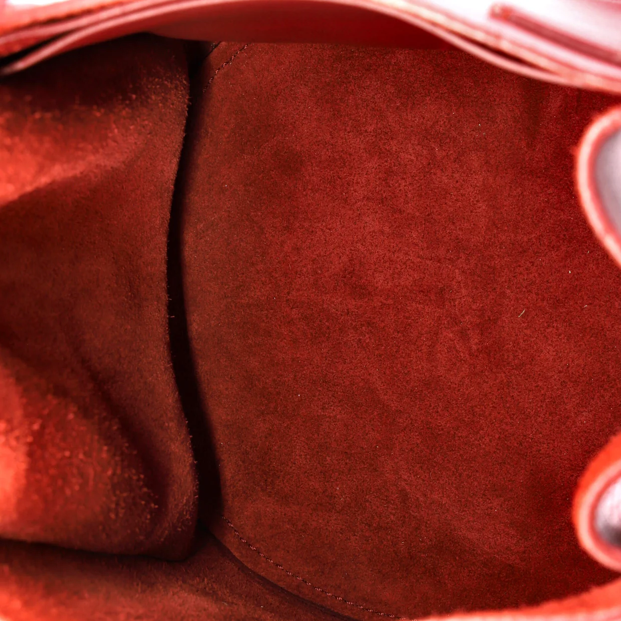 Long Strap Big Bag Bucket Leather - Deep Luxury