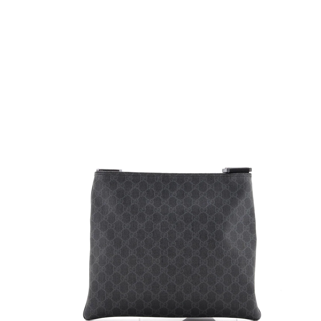 Flat Messenger Bag GG Coated Canvas Large - Deep Luxury