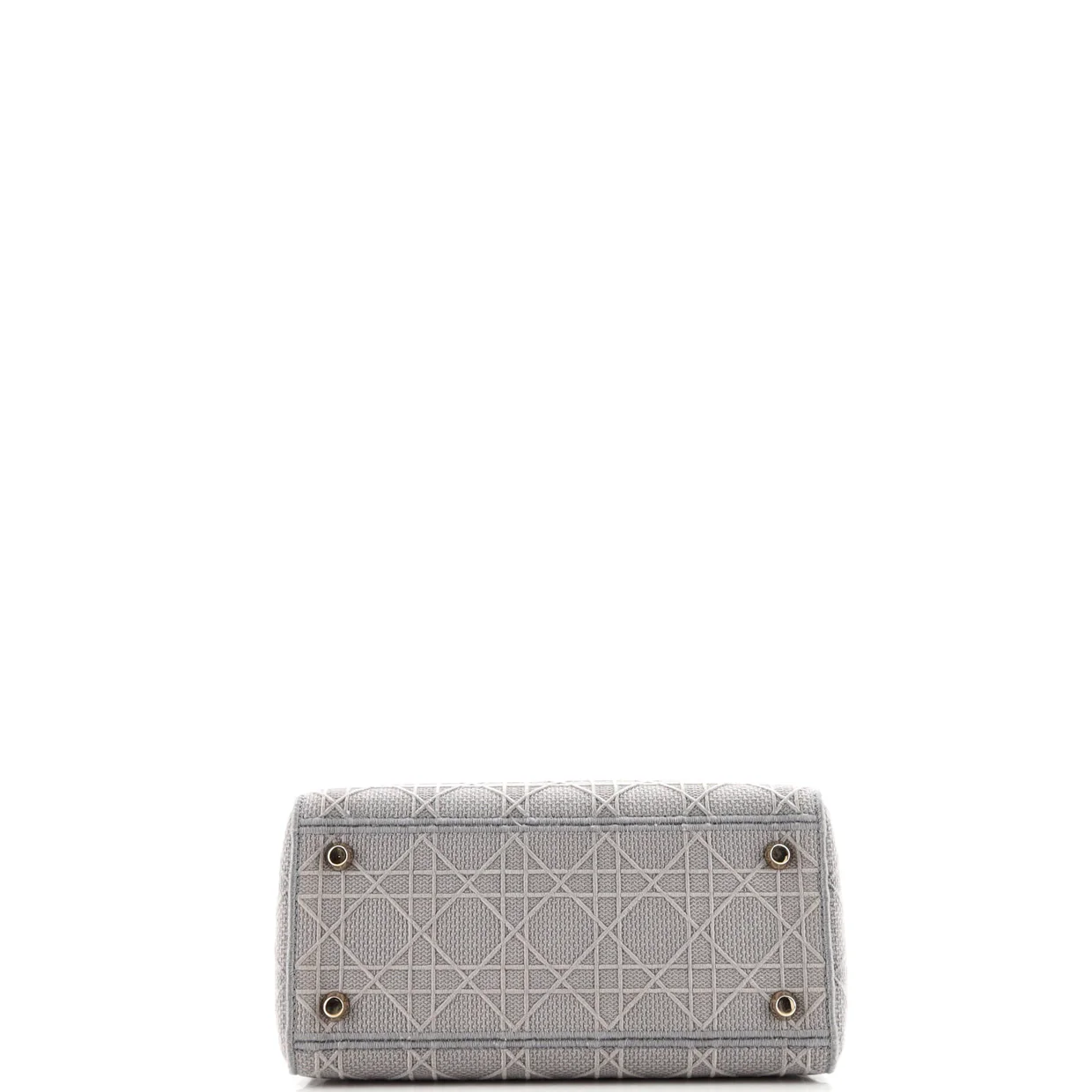 Lady D-Lite Bag Cannage Embroidered Canvas Medium - Deep Luxury