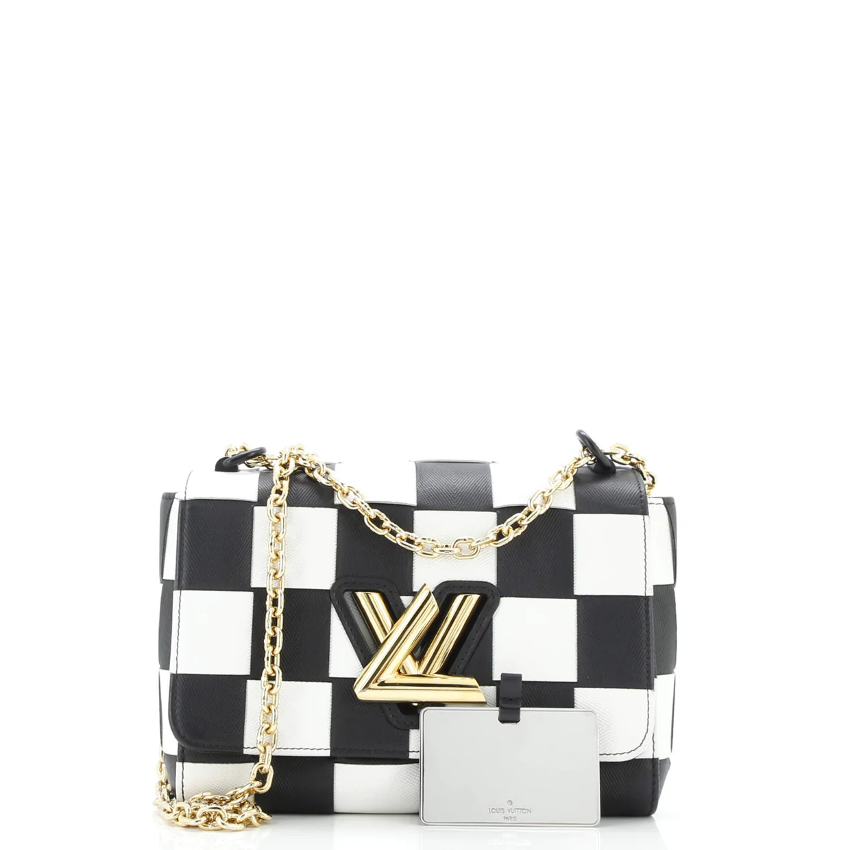 Twist Handbag Woven Epi Leather MM - Deep Luxury