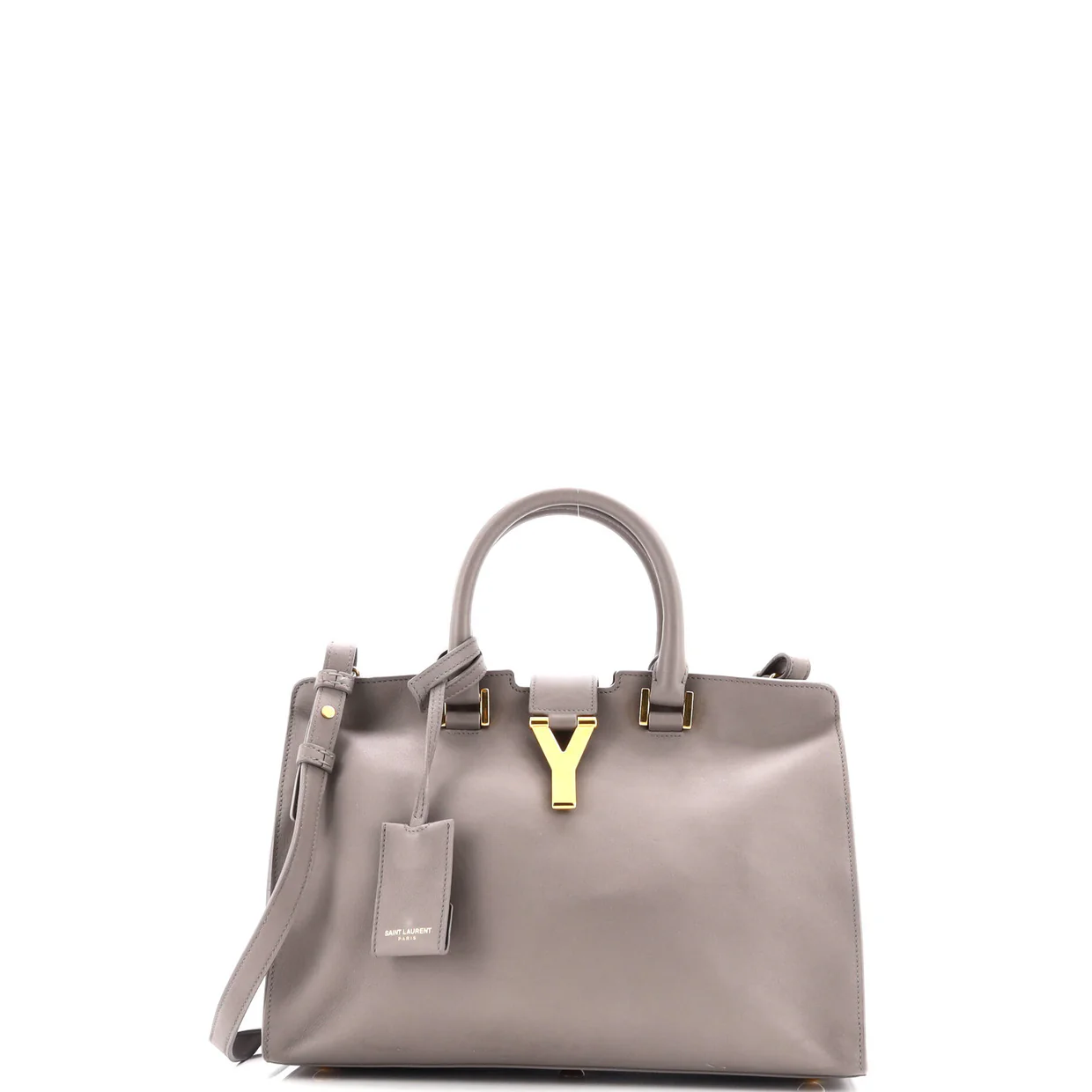 Classic Y Cabas Leather Small - Deep Luxury