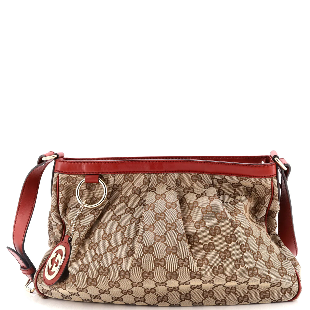 Sukey Messenger Bag GG Canvas Medium - Deep Luxury