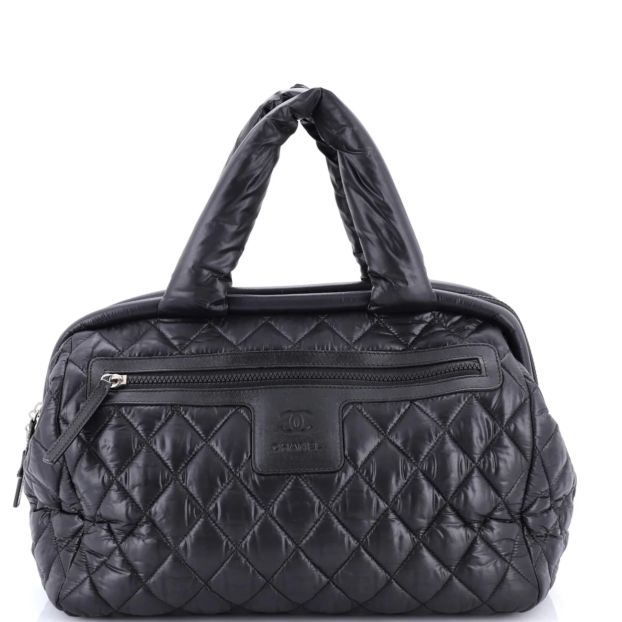 Coco Cocoon Bowling Bag Quilted Nylon Medium - Deep Luxury