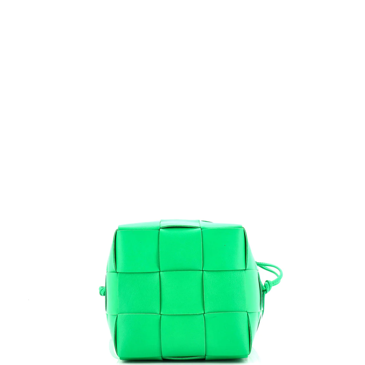 Cassette Bucket Bag Maxi Intrecciato Leather Small - Deep Luxury