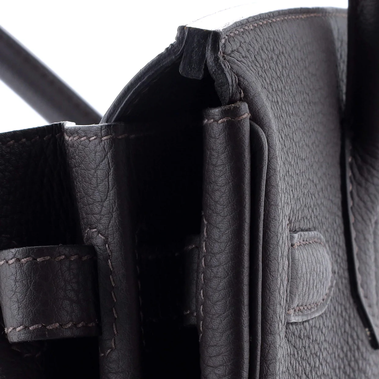 Birkin Handbag Macassar Togo with Palladium Hardware 30 - Deep Luxury